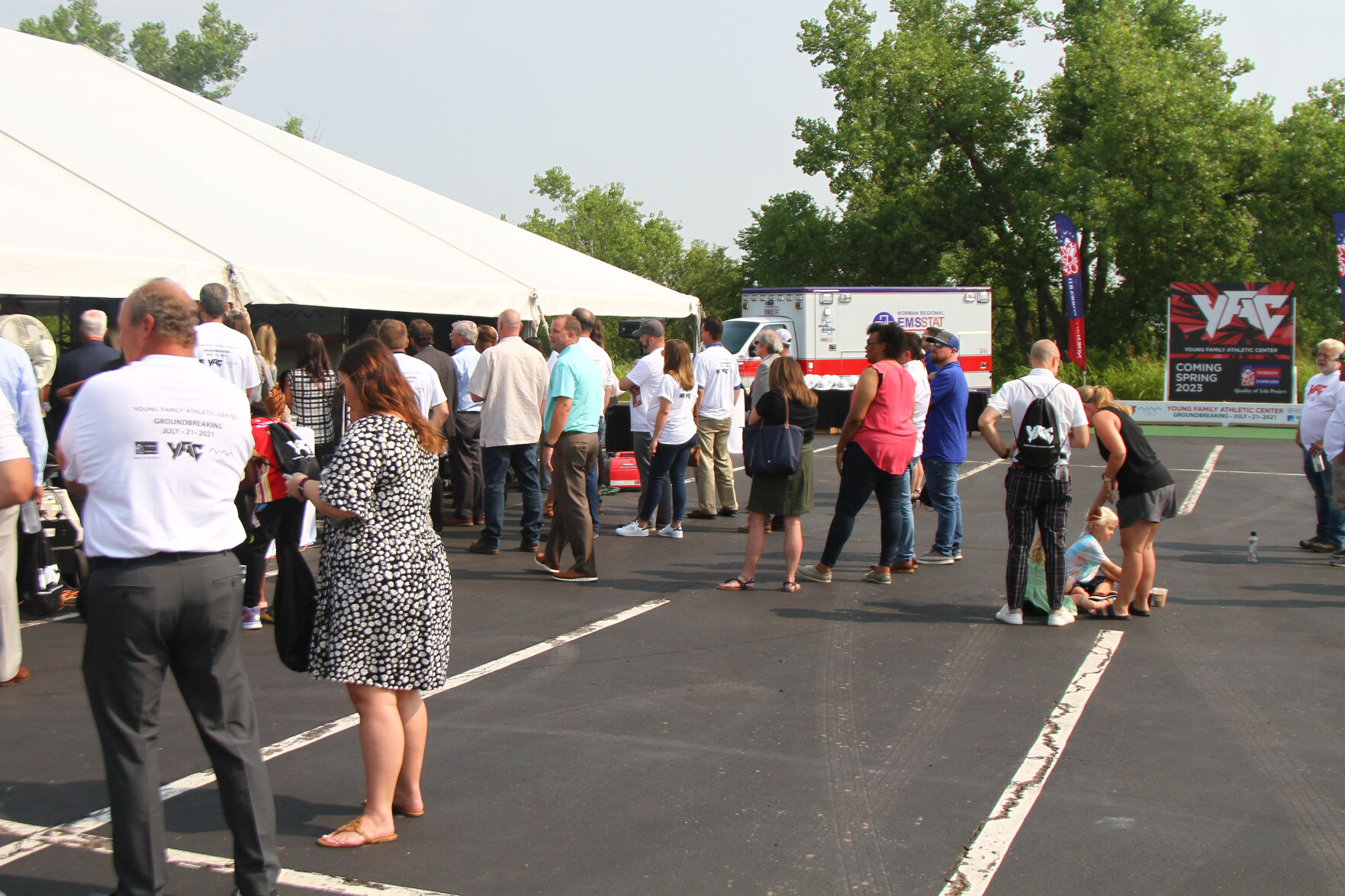 Young Family Athletic Center Groundbreaking Ceremony